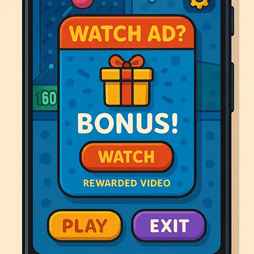 In-game ads example